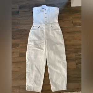 Pistola strapless jumpsuit